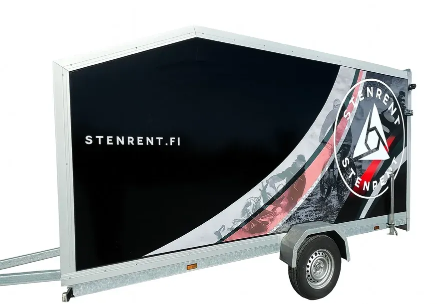Open utility trailer – for rent from Stenrent in Sievi